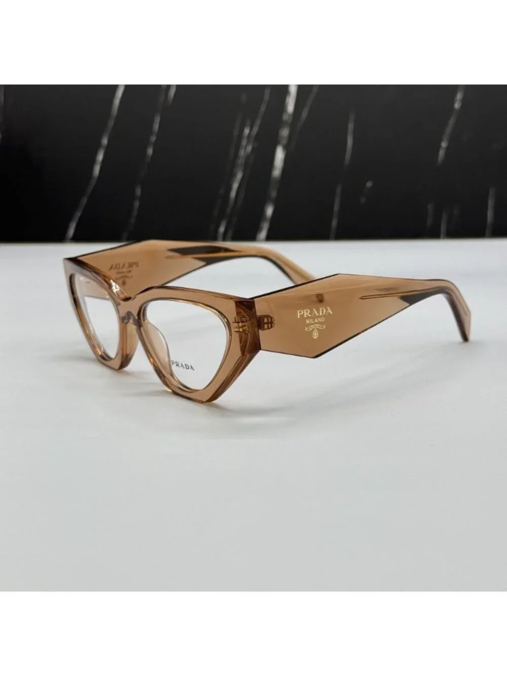 NWT Prada PRC07V 20H1O1 Gray Women Eyeglasses PR C07V
